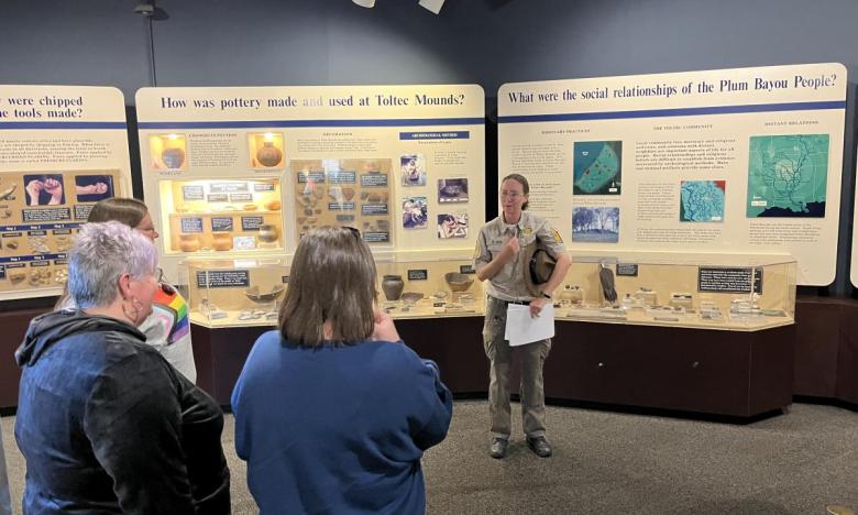 Parkeology at Plum Bayou Mounds Archeological State Park. 